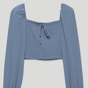 NWT Wilfred Saga Blouse (cropped)